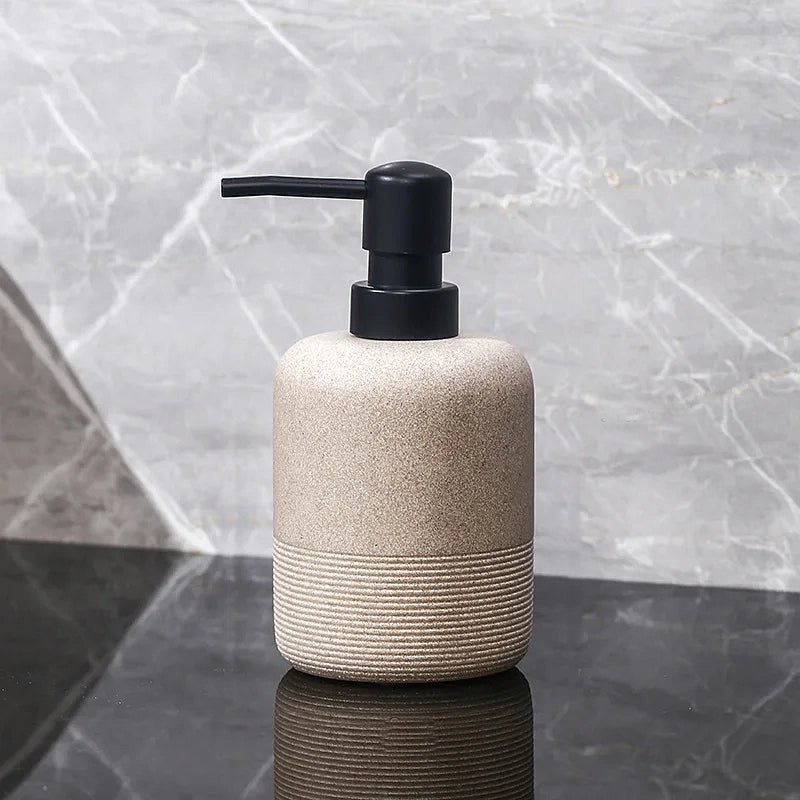 Minimalist Stone Bathroom Set 9