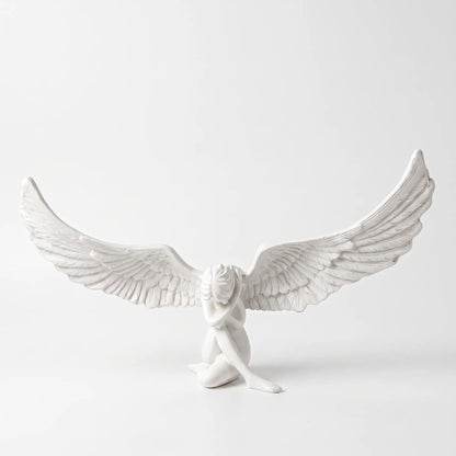 Minimalist Winged Figure Ornament - Alarix 0