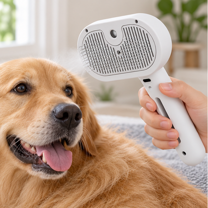 Royora Self Cleaning Pet Grooming Brush And Steam Cat Brush Massage Comb
