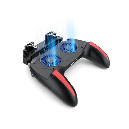 Mobile Gaming Controller with Cooling Fan 4-Finger Gamepad for iOS & Android 3