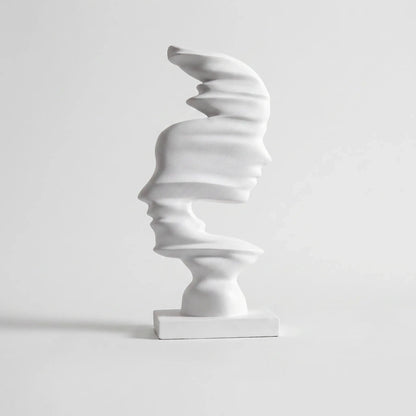 Modern Abstract Human Profile Sculpture - Visagis 0