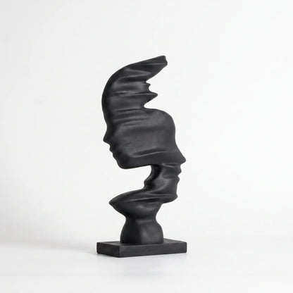 Modern Abstract Human Profile Sculpture - Visagis 5