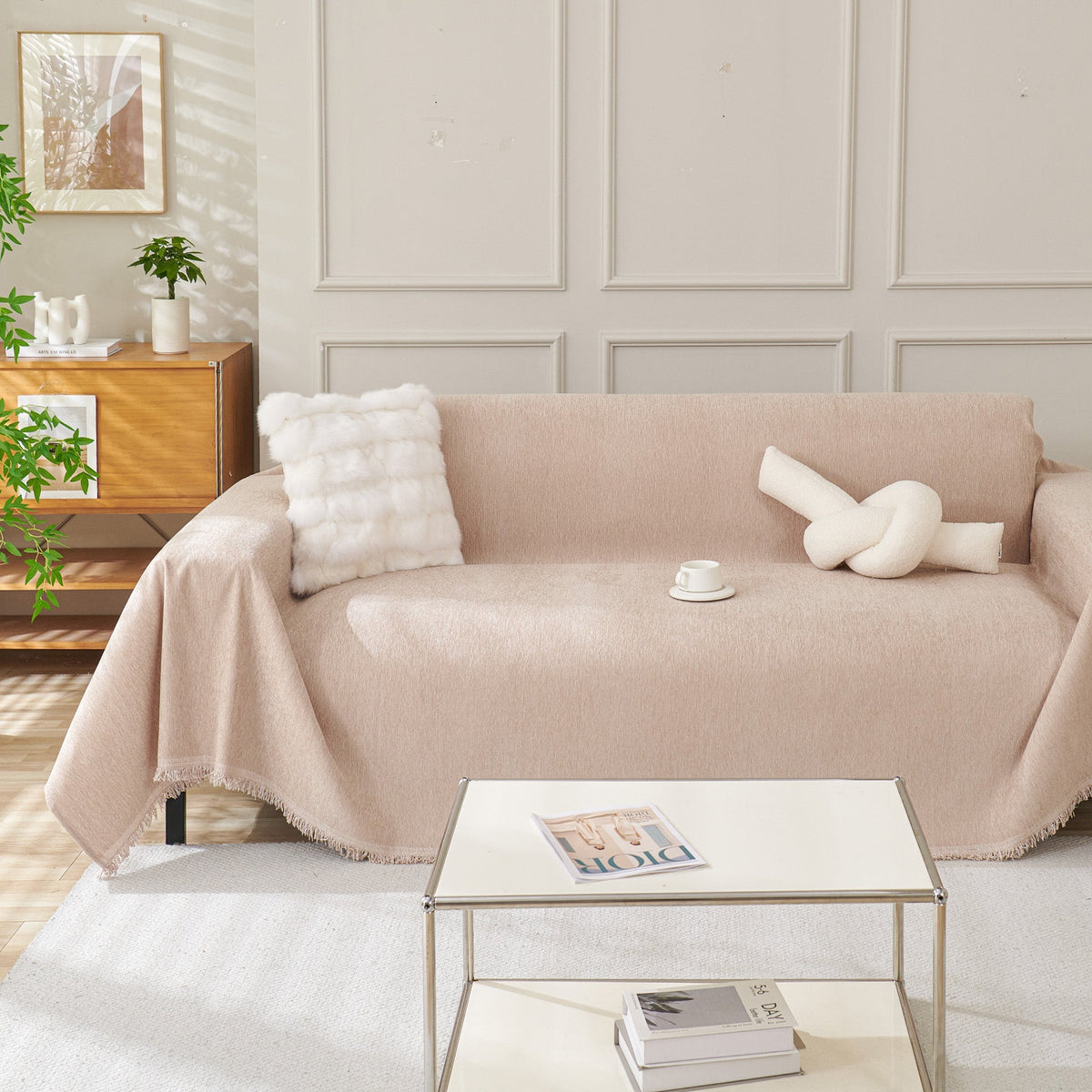 Modern Boho Sofa Cover - Washable & Durable 4