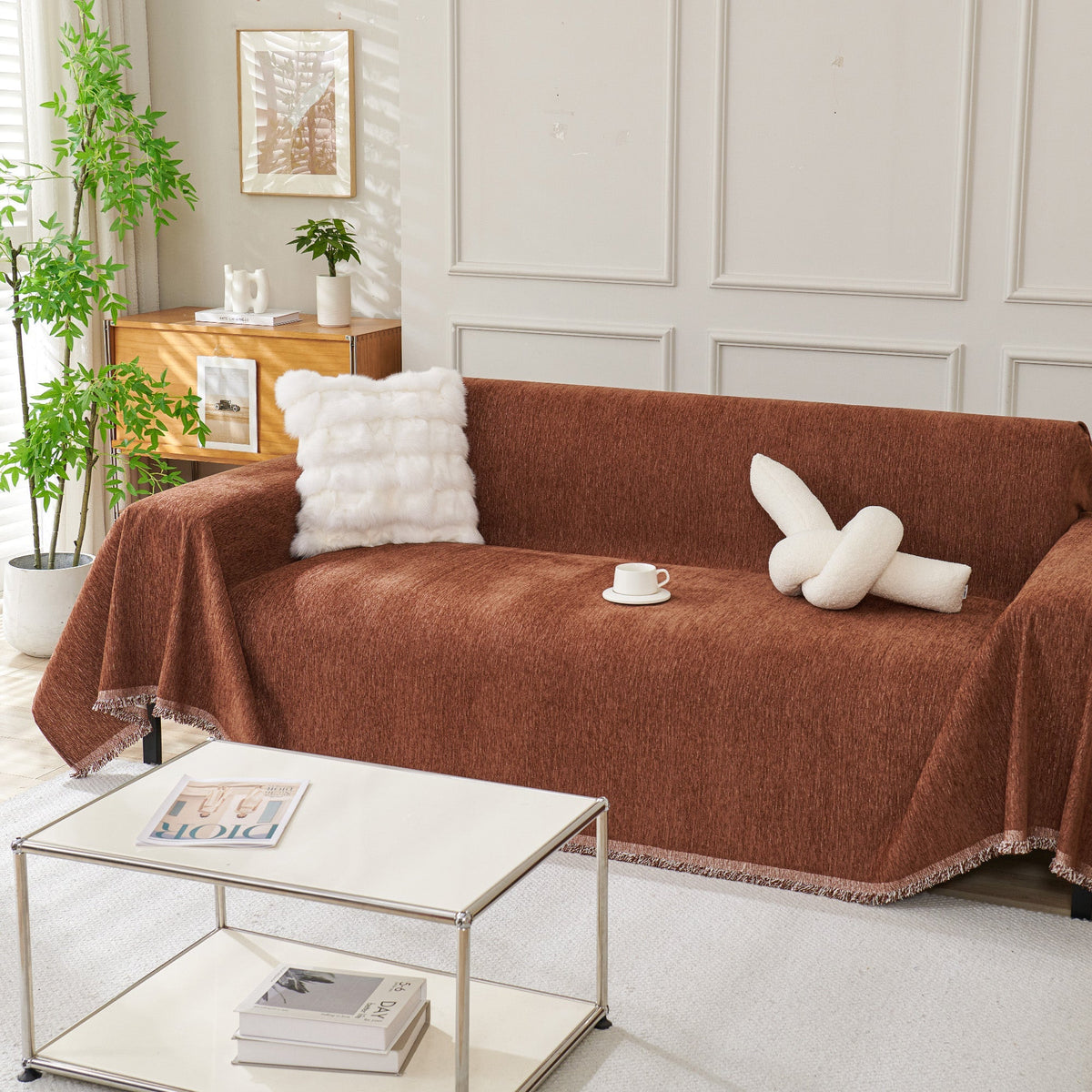 Modern Boho Sofa Cover - Washable & Durable 6