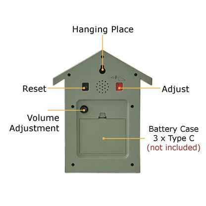 Modern Cuckoo Clock with Authentic Sound – Minimalist Design for Contemporary Home Decor 6