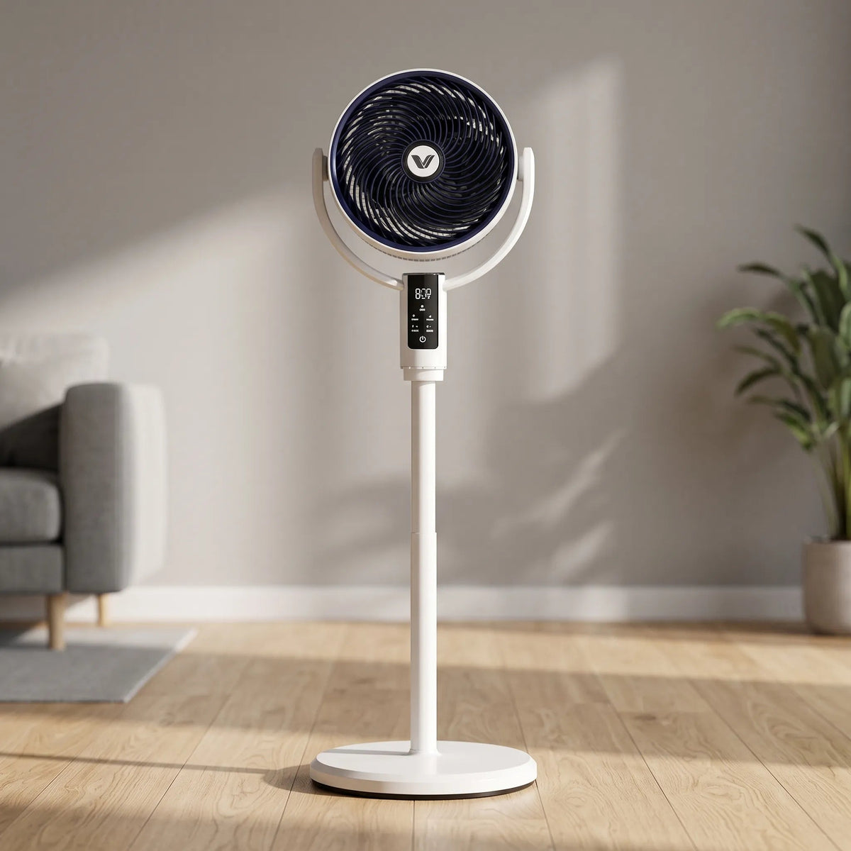 Modern Oscillating Floor Fan - Zephyris 0
