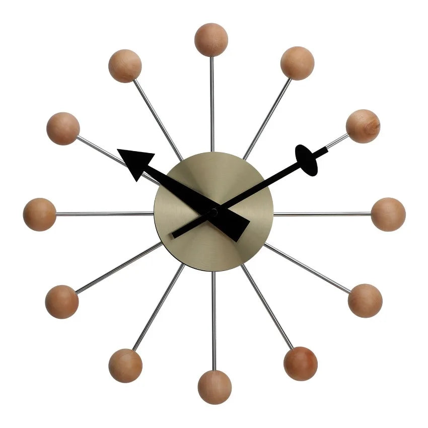 Modern Silent Pop Colour Ball Wall Clock 6