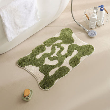 Moroccan Design Non-Slip Bath Mat with Quick-Dry Surface – Soft Fabric Bathroom Mat 8