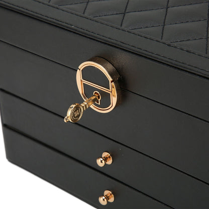 Multi-Layer Leather Jewelry Box | Rings, Necklaces & Bracelets | Organized Storage 5