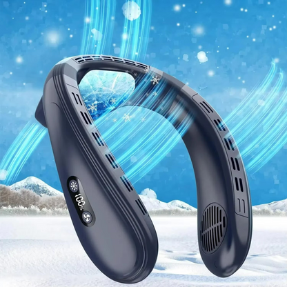 Neck Fan | Portable Wearable Cooling Fan | 360° Airflow | Semiconductor Cooling | USB-C Rechargeable 1