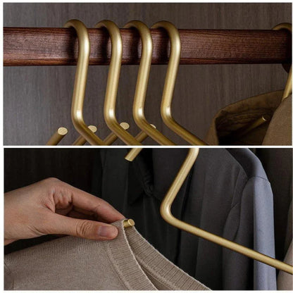 Non-Slip Clothes Hangers Set of 5 Space-Saving Closet Storage 5