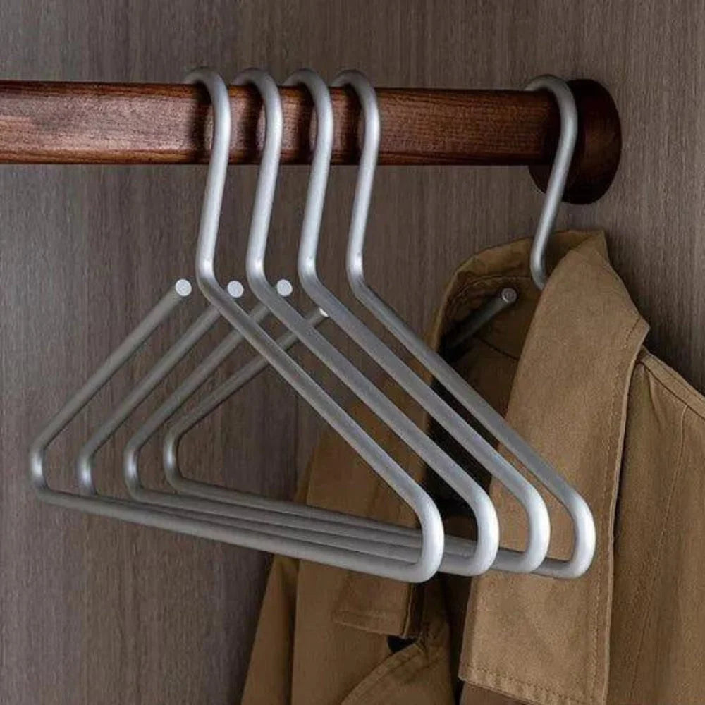 Non-Slip Clothes Hangers Set of 5 Space-Saving Closet Storage 6