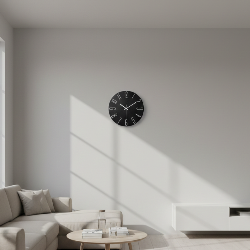 NordicMinimal | Modern Wall Clock | Silent Quartz | 30 cm 1