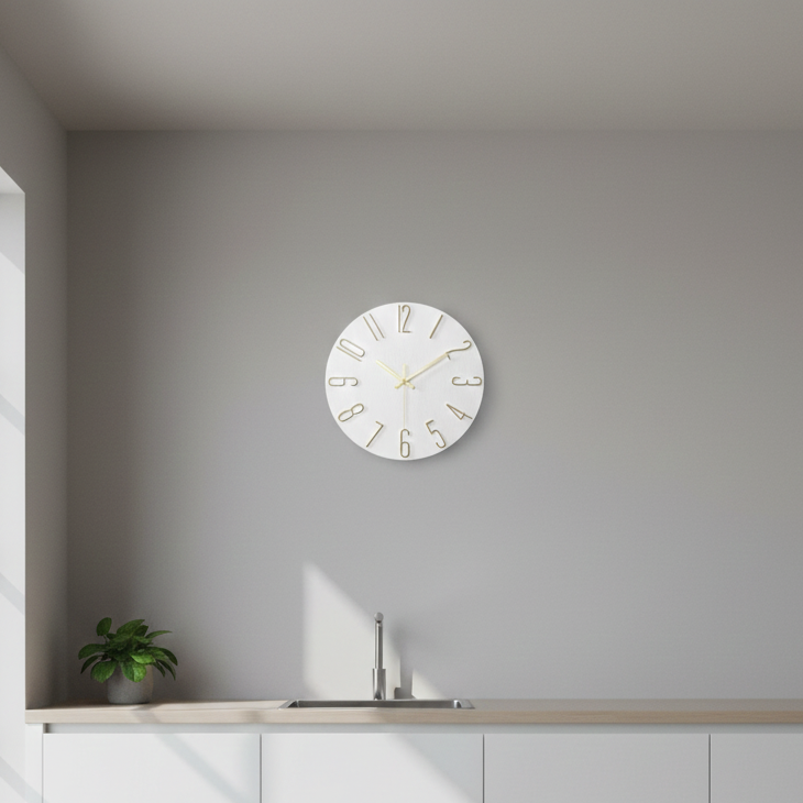 NordicMinimal | Modern Wall Clock | Silent Quartz | 30 cm 5