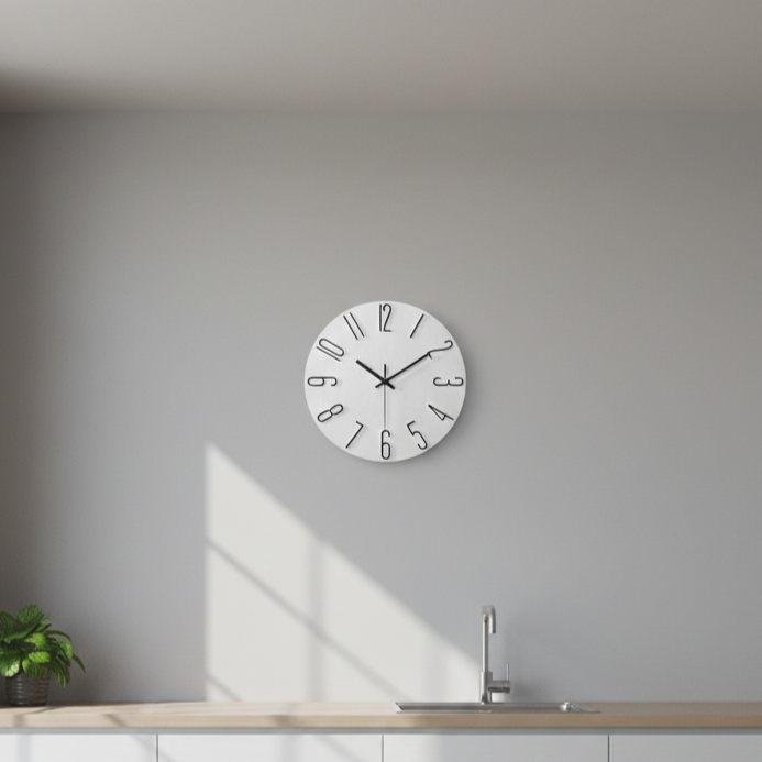 NordicMinimal | Modern Wall Clock | Silent Quartz | 30 cm 6