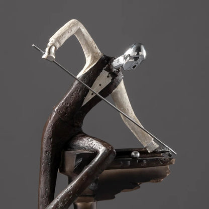 Nordic Snooker Billiards Resin Statue Sculpture Home Bar Décor 3