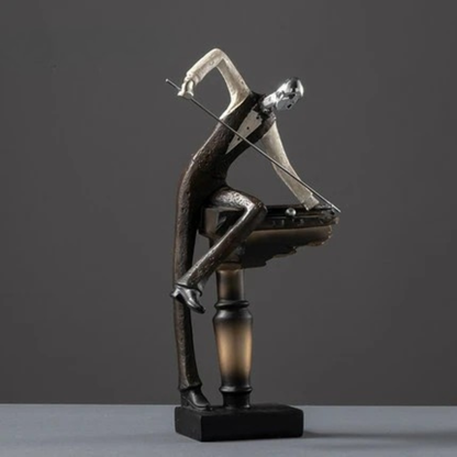 Nordic Snooker Billiards Resin Statue Sculpture Home Bar Décor 6