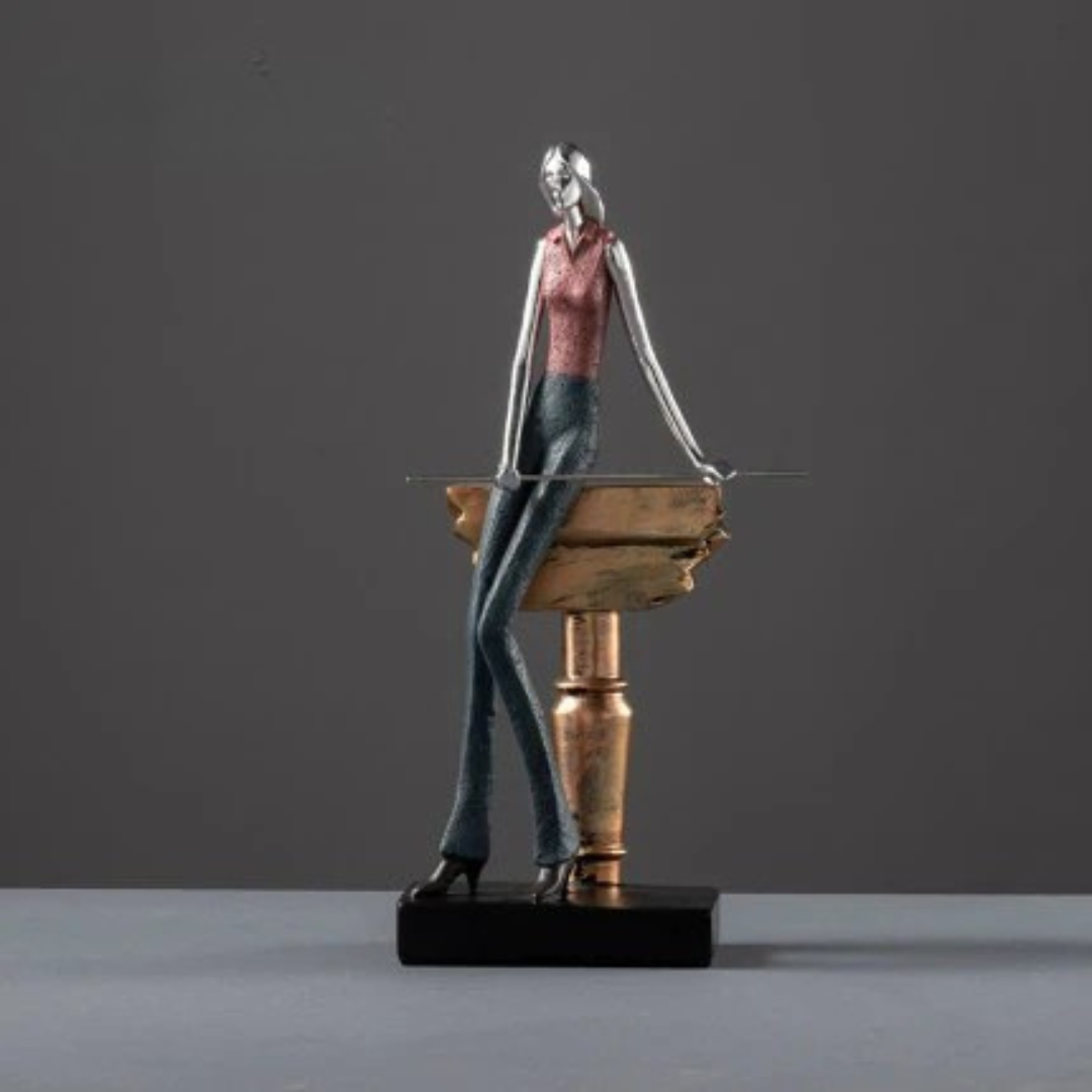 Nordic Snooker Billiards Resin Statue Sculpture Home Bar Décor 7
