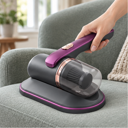 Royelle Cordless Handheld Vacuum Cleaner With HEPA Filter For Bed Mattress And Sofa