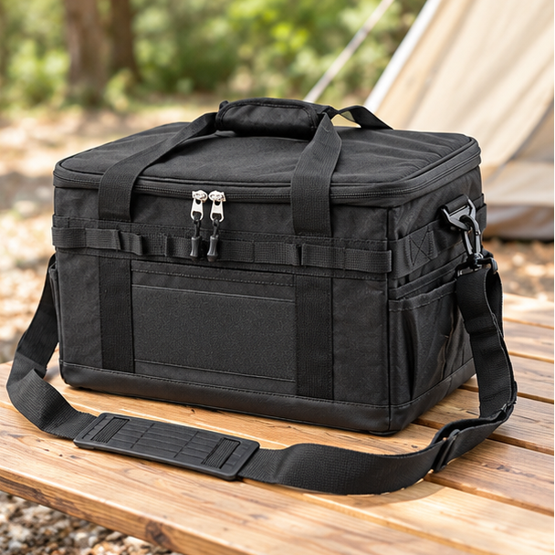 Royora 30L Padded Camp Kitchen Storage Crate With Dividers