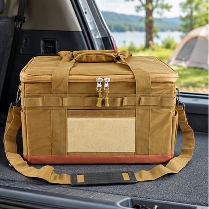 Royora 30L Padded Camp Kitchen Storage Crate With Dividers