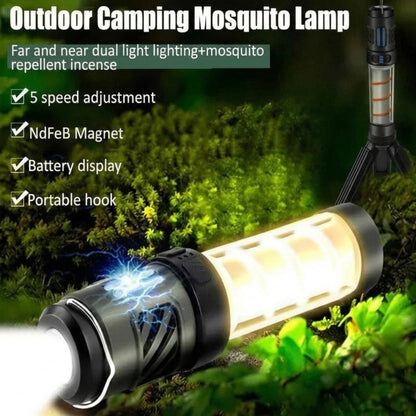 Outdoor Mosquito Repellent Light | Adjustable Brightness | USB-C Rechargeable | 3–15hr Battery 3