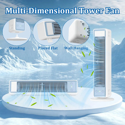 Portable Air Conditioner Fan | 3600mAh Battery | Remote Control | Adjustable Speed | Compact 1