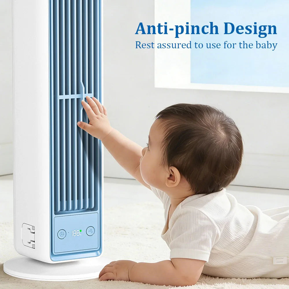Portable Air Conditioner Fan | 3600mAh Battery | Remote Control | Adjustable Speed | Compact 2
