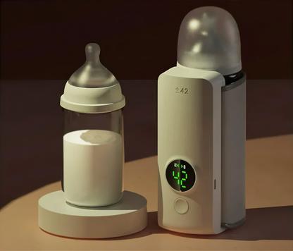 Portable Bottle Warmer | 6 Temperature Settings | Digital Display | USB Rechargeable | Travel 1