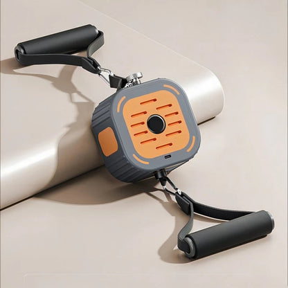 Portable Cable Machine & Rowing Trainer | Resistance Bands | Full Body Home Gym | Adjustable 7