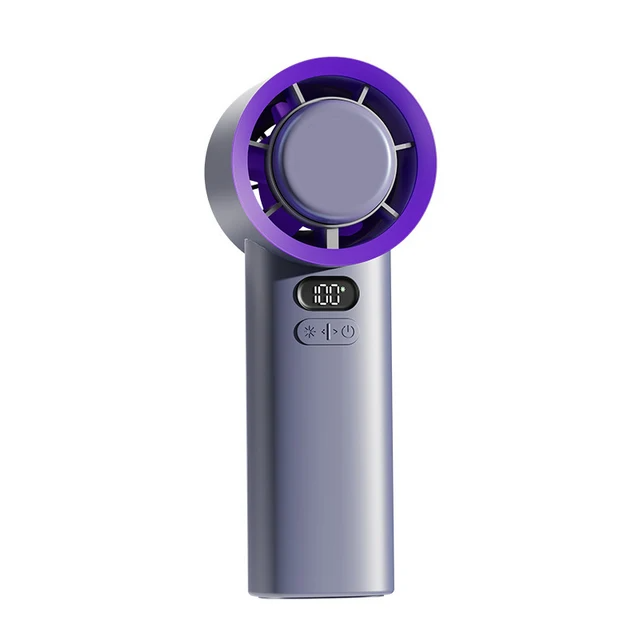 Portable Handheld Fan | USB Rechargeable | 3 Speed Settings | Up to 10-Hour Battery Life 0