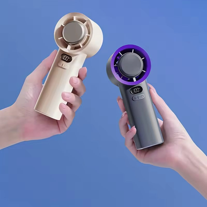 Portable Handheld Fan | USB Rechargeable | 3 Speed Settings | Up to 10-Hour Battery Life 3