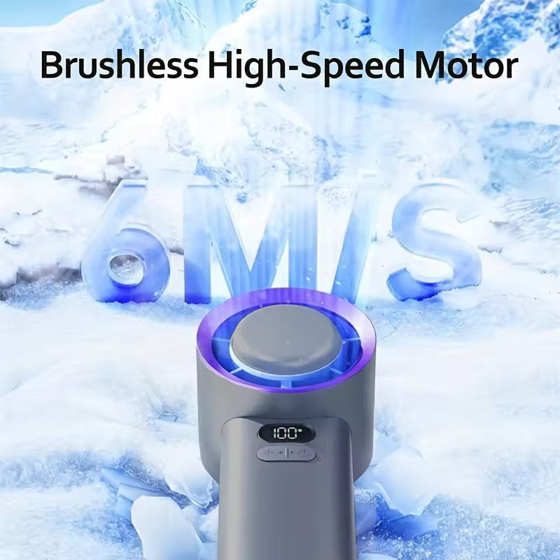 Portable Handheld Fan | USB Rechargeable | 3 Speed Settings | Up to 10-Hour Battery Life 4