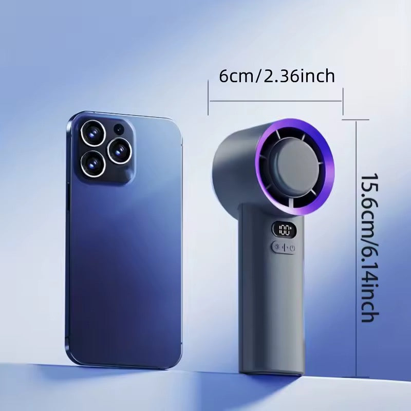 Portable Handheld Fan | USB Rechargeable | 3 Speed Settings | Up to 10-Hour Battery Life 6