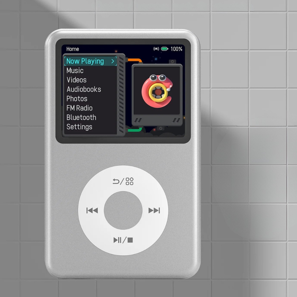 Portable MP3 Player with Touch Screen, 35 Hours Playback, 30,000 Songs Capacity 0