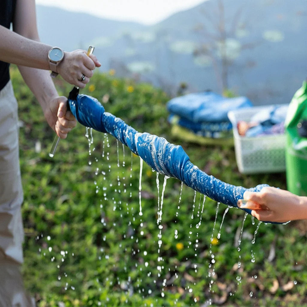 Portable Manual Clothes Wringer Hand Crank Laundry Water Extractor 7