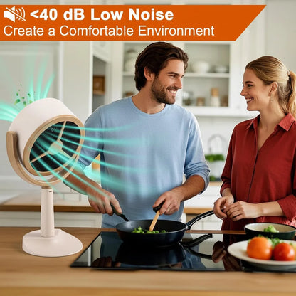 Portable Rechargeable Range Hood Kitchen Exhaust Fan Adjustable Airflow 3