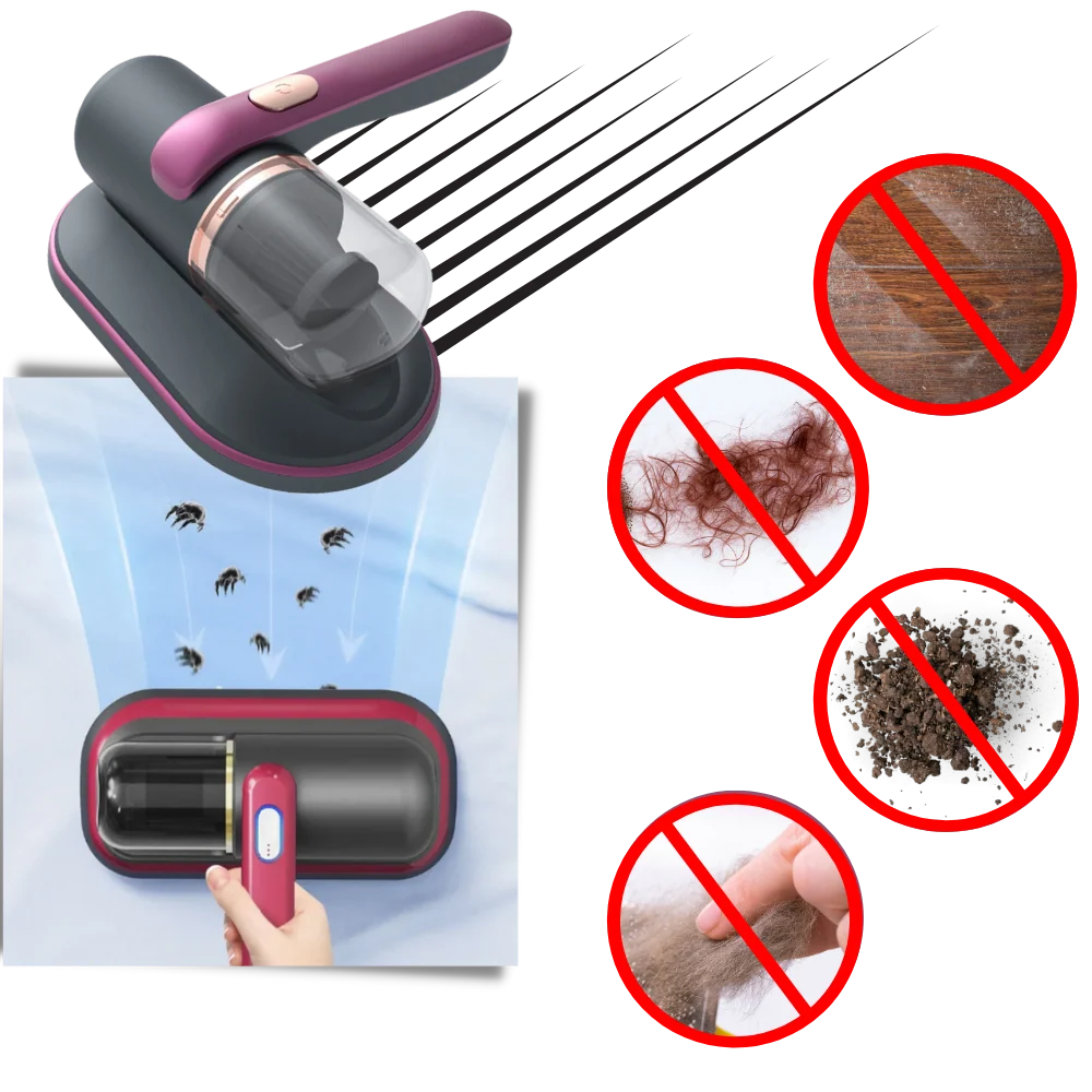 Portable UV-C Vacuum Cleaner for Mattress & Upholstery 3