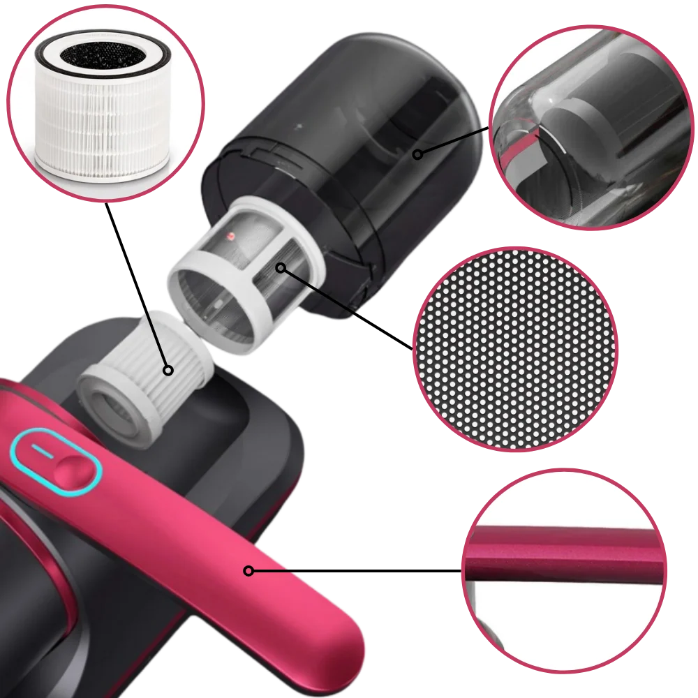 Portable UV-C Vacuum Cleaner for Mattress & Upholstery 7