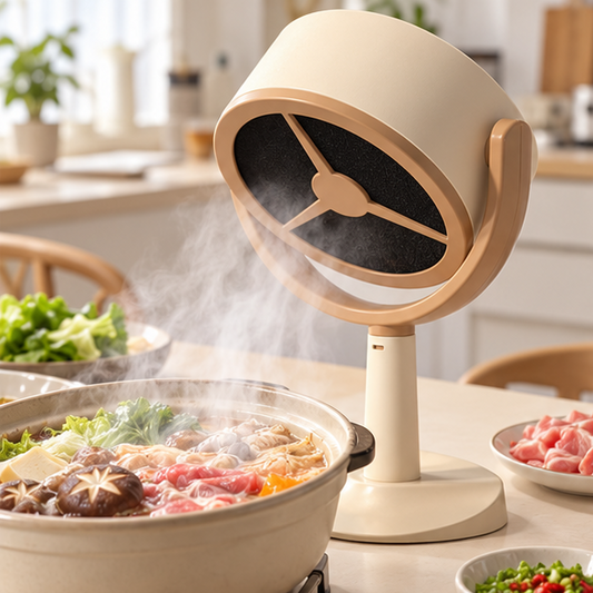 Royora Portable Range Hood Mini Kitchen Exhaust Fan with Adjustable Speeds