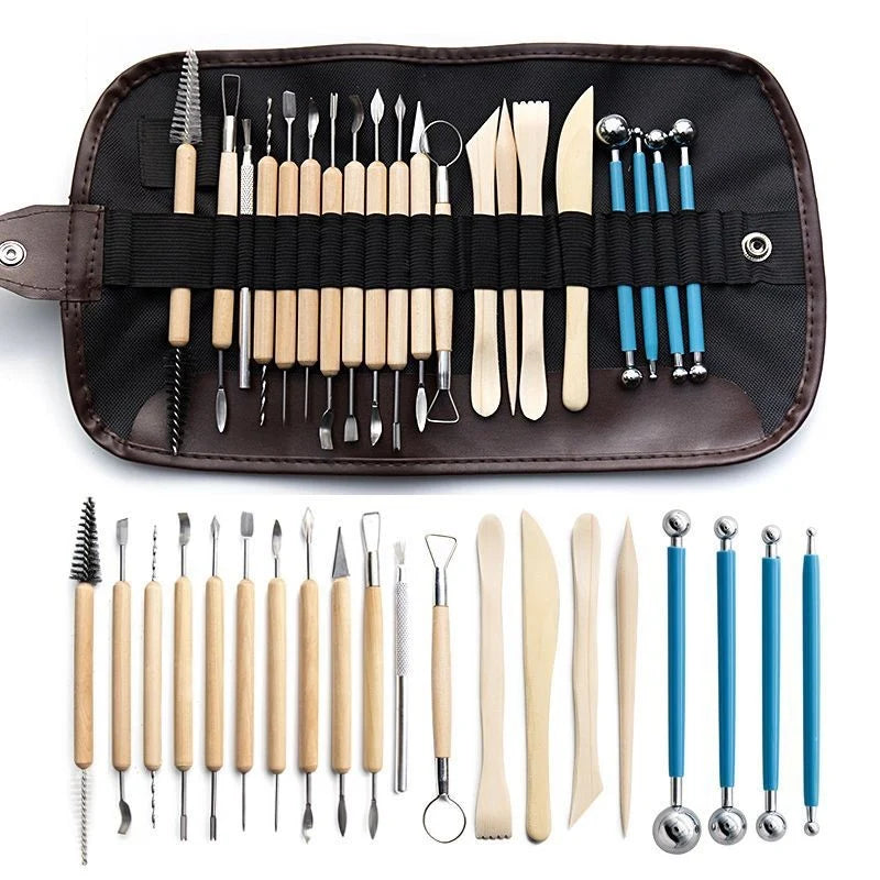 Pottery clay sculpting tools blxcknorway™ 0