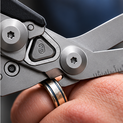 6-in-1 Folding Emergency Multi-Tool with Scissors and Seatbelt Cutter