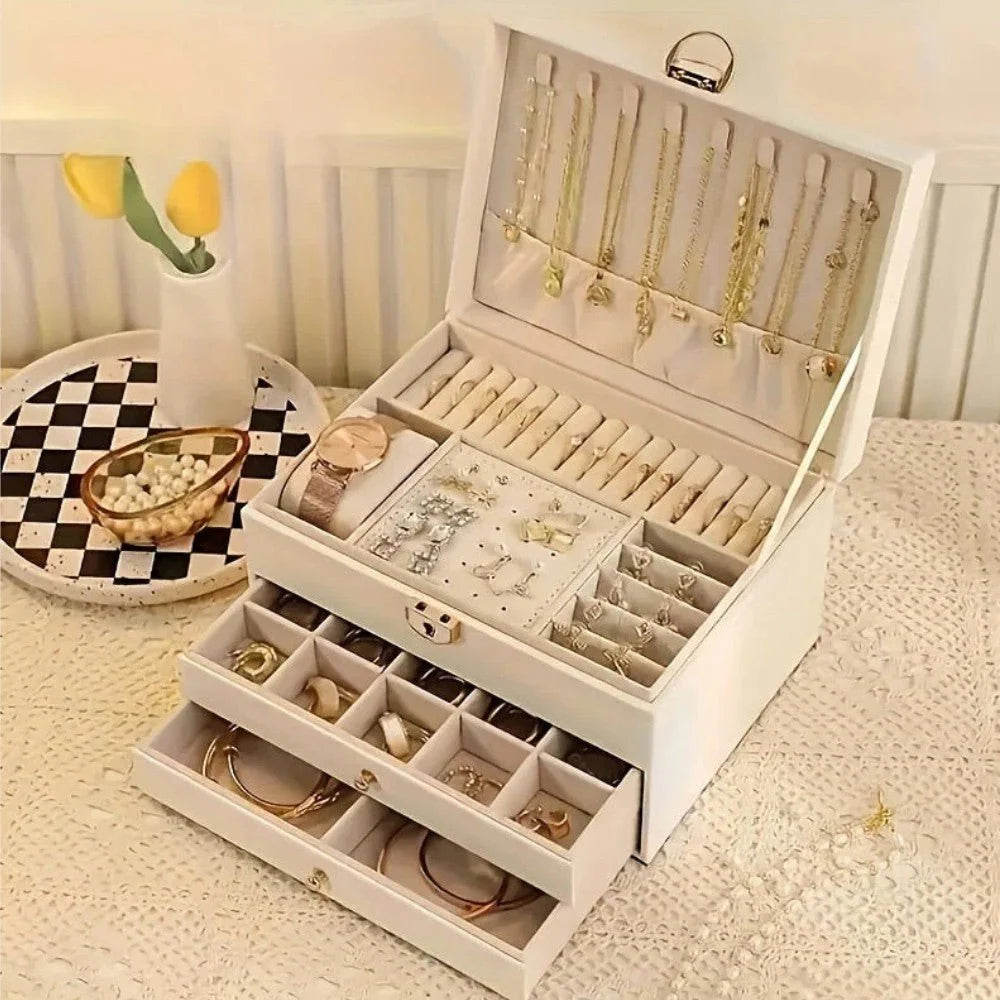 Premium Leather Jewellery Organizer 2
