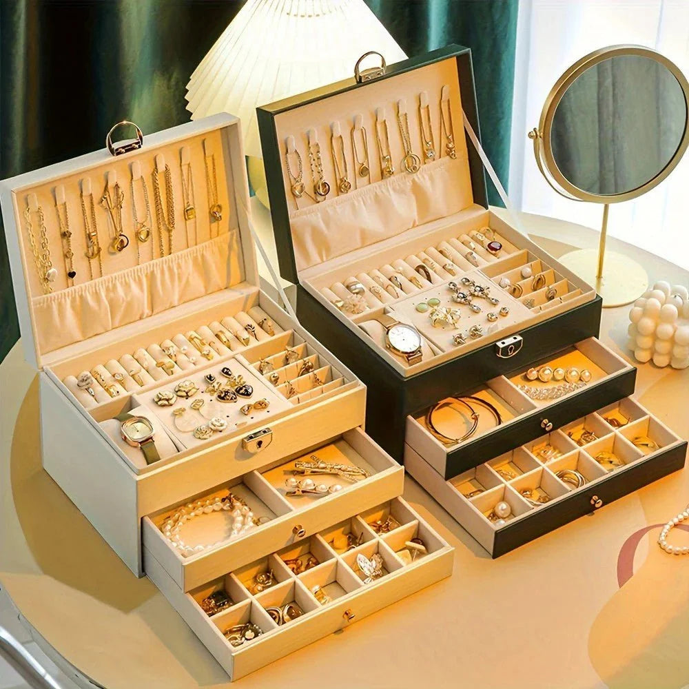 Premium Leather Jewellery Organizer 3
