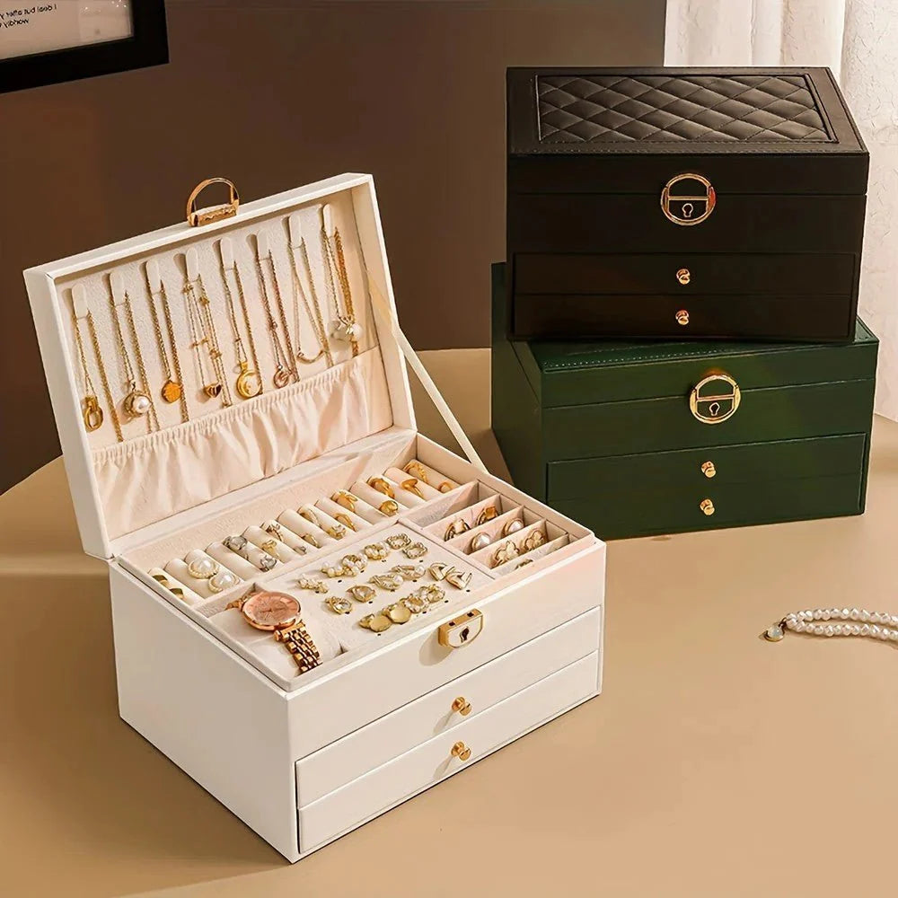 Premium Leather Jewellery Organizer 4