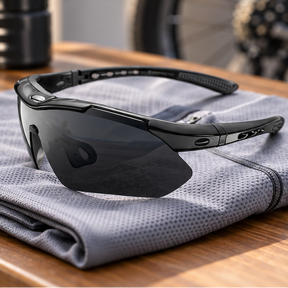 Royeva Polarized Cycling Sunglasses Interchangeable Sports Eyewear