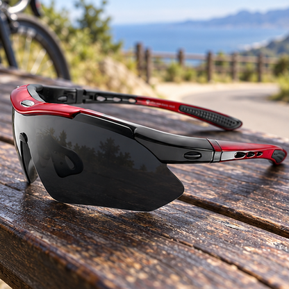 Royeva Polarized Cycling Sunglasses Interchangeable Sports Eyewear