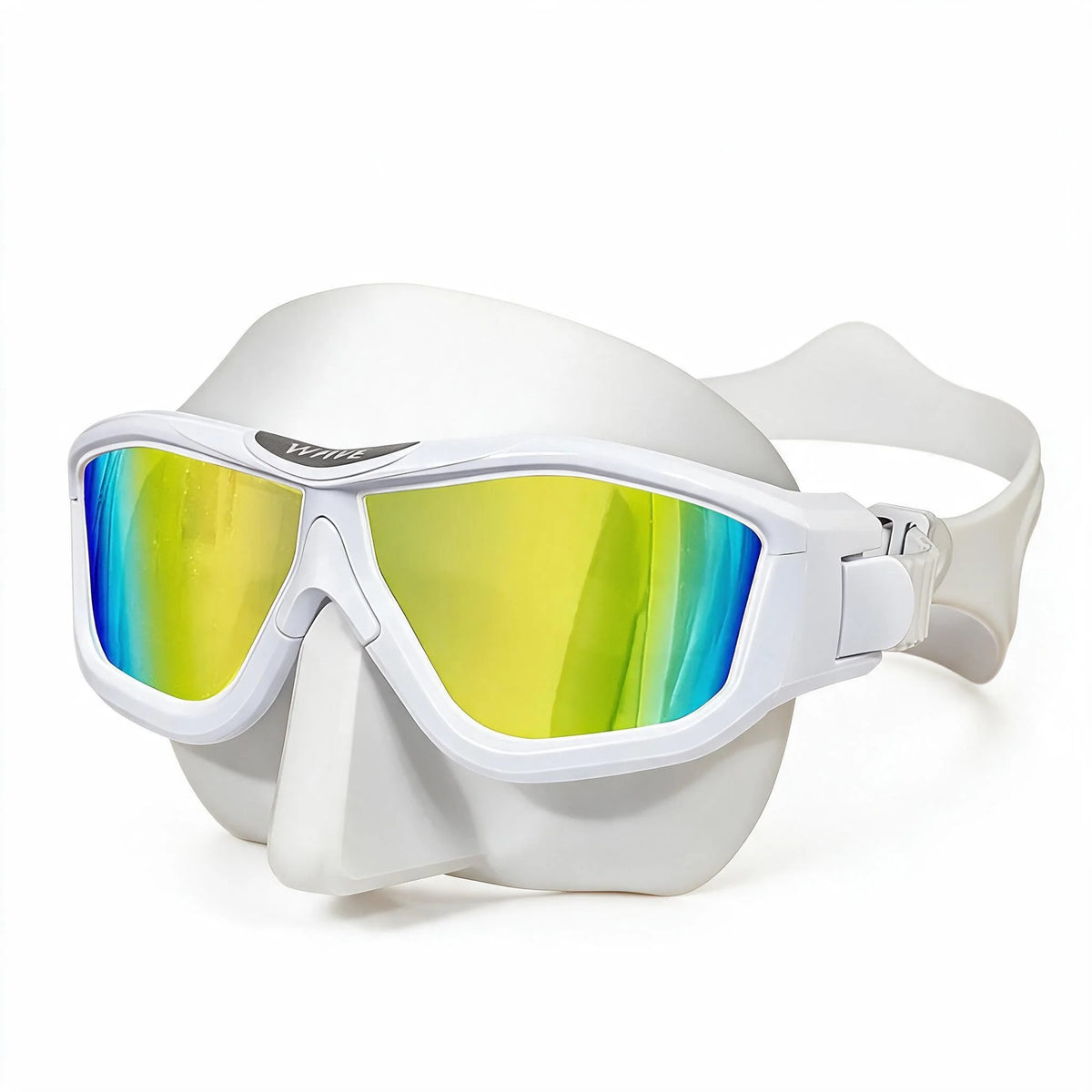 Professional Anti-Fog HD Diving Mask Large Frame Goggles for Snorkeling & Scuba Diving 4