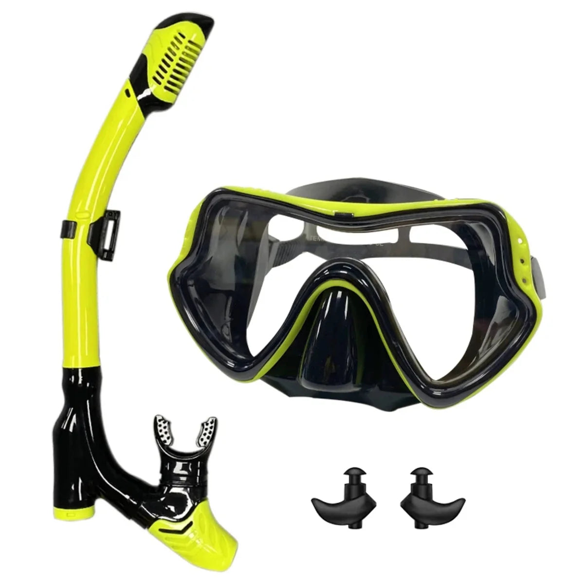 Professional Snorkel Mask Set Anti-Fog Diving Mask with Dry Top Snorkel 1
