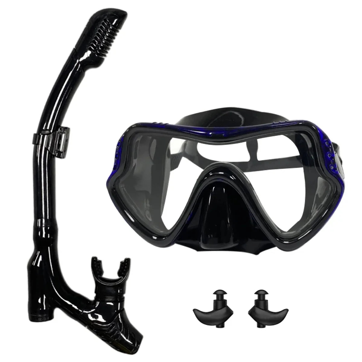 Professional Snorkel Mask Set Anti-Fog Diving Mask with Dry Top Snorkel 3